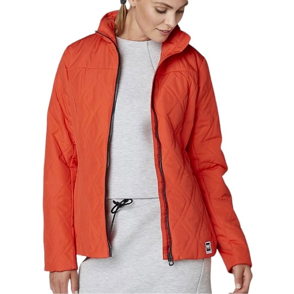 Helly Hansen Jackets & Blazers - Helly Hansen Primaloft Orange Quilted Zip Up Jacket